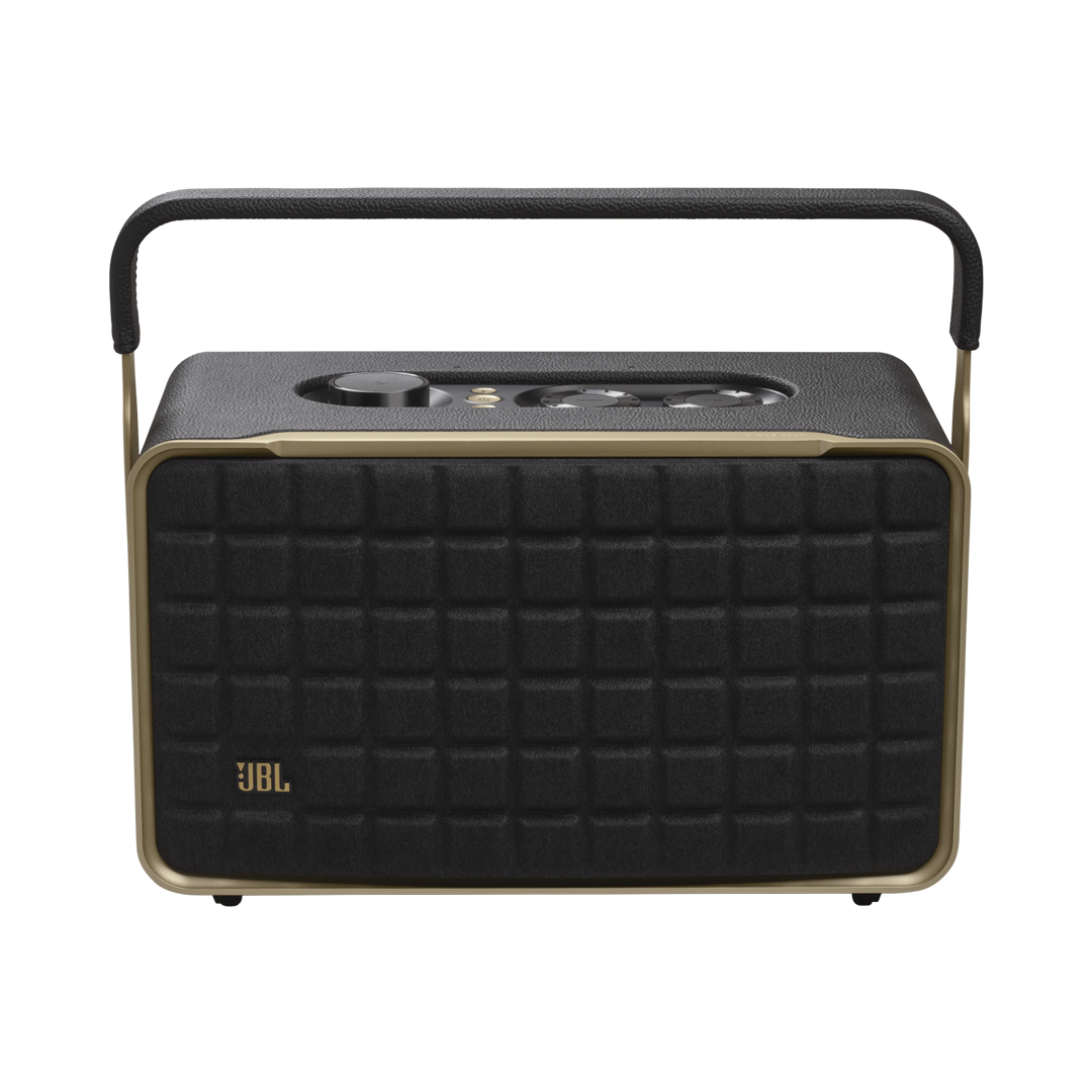 JBL Authentics 300 Black Portable Smart Home Speaker with WI-FI, Bluetooth and Voice Assistants