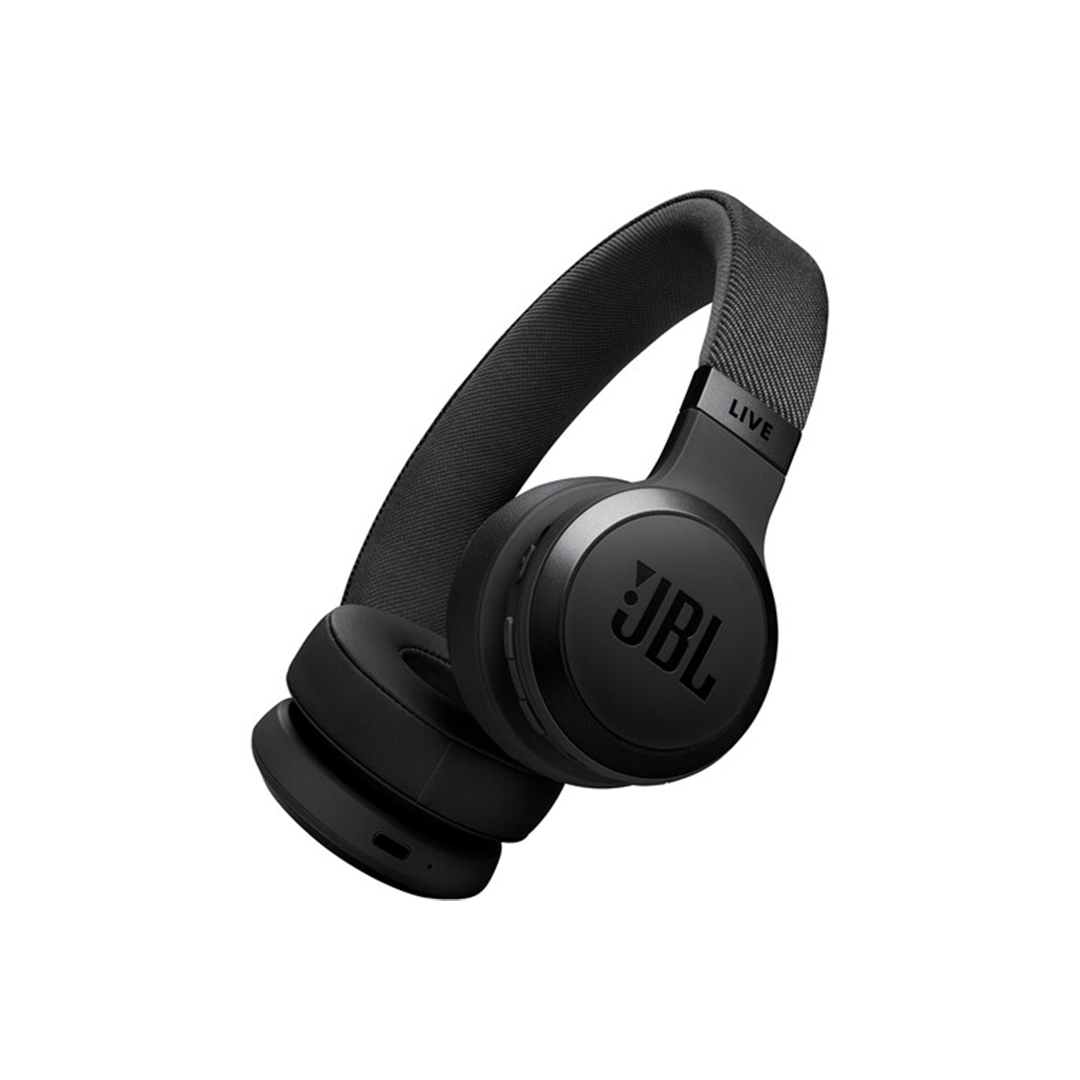 JBL Live 670NC Noise-Cancelling On-Ear Wireless Headphones - Black in Qatar