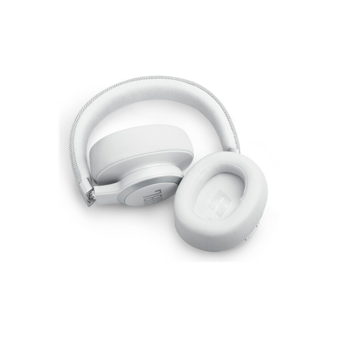 JBL Live 670NC Noise-Cancelling On-Ear Wireless Headphones - White in Qatar