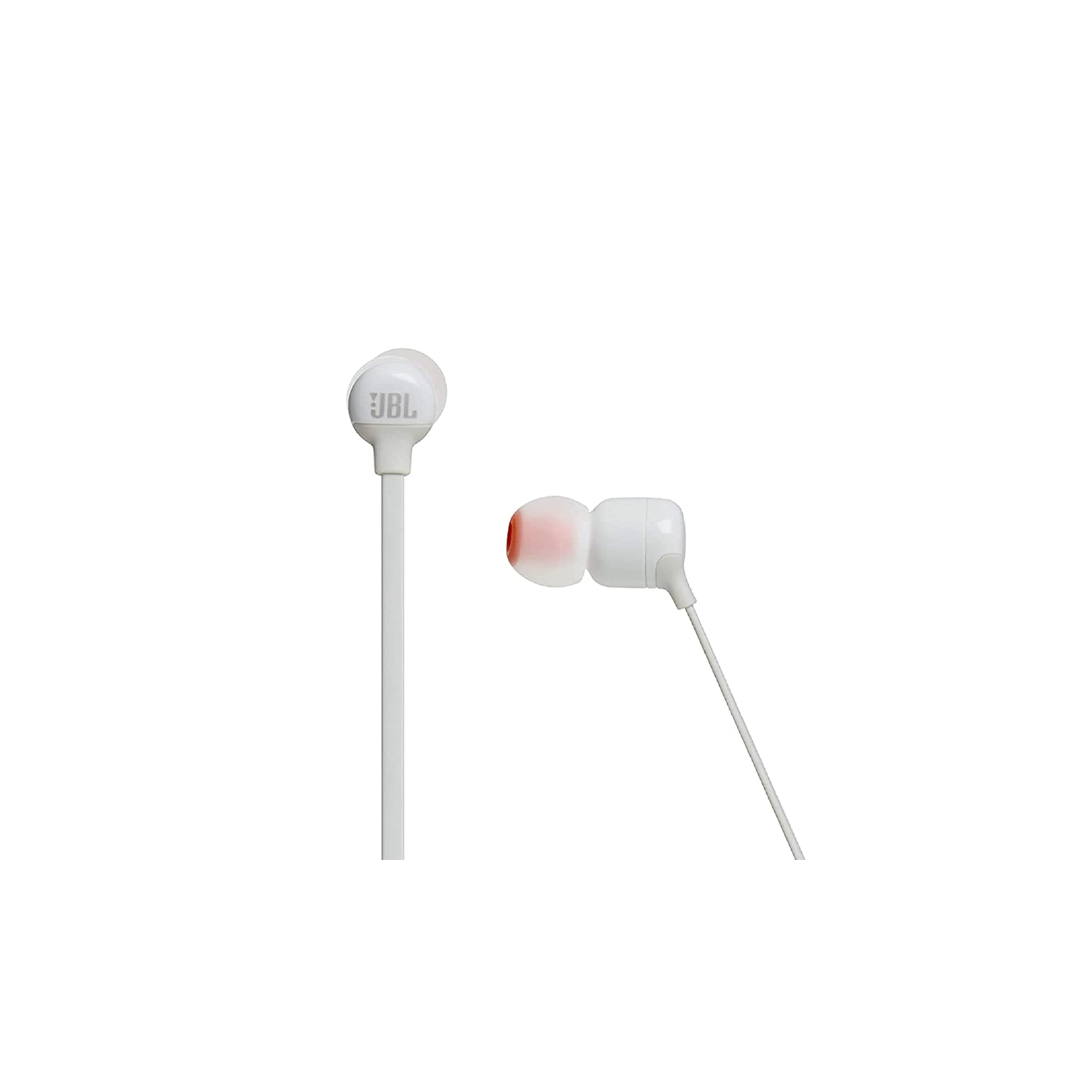 JBL T110BT Wireless In-Ear Headphones - White