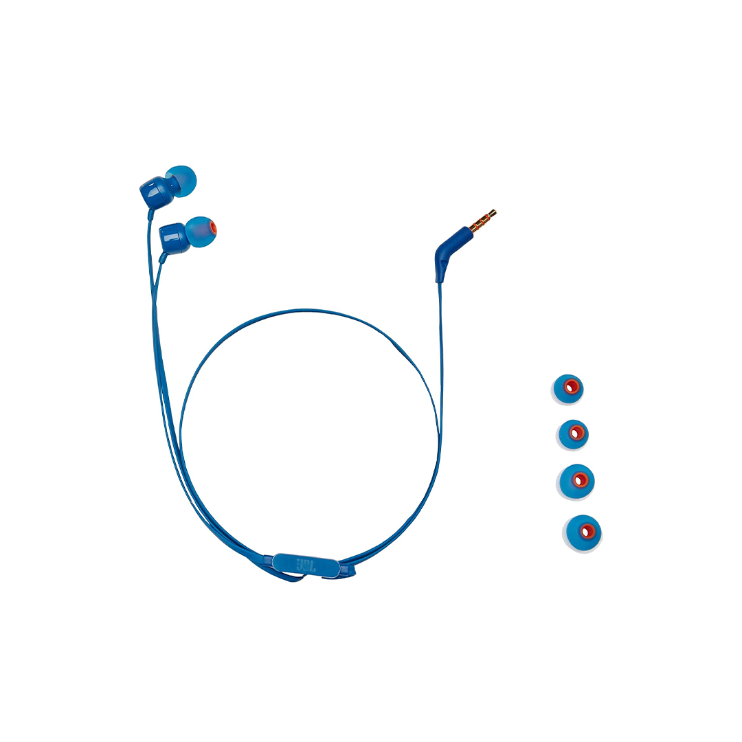 JBL T110BT Wireless In-Ear Headphones - Blue