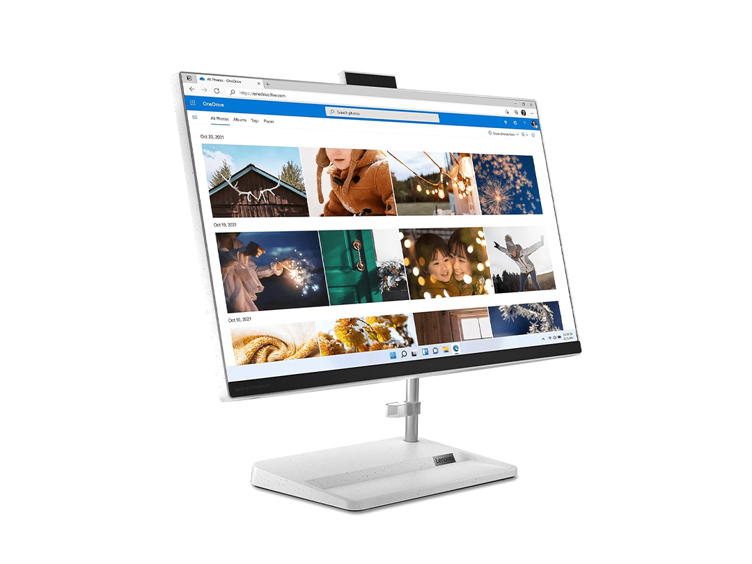 Lenovo AIO IdeaCenter 3 22IAP7 I5-12450H 8GB 512GB SSD/21.5 inch FHD Win 11 - White in Qatar