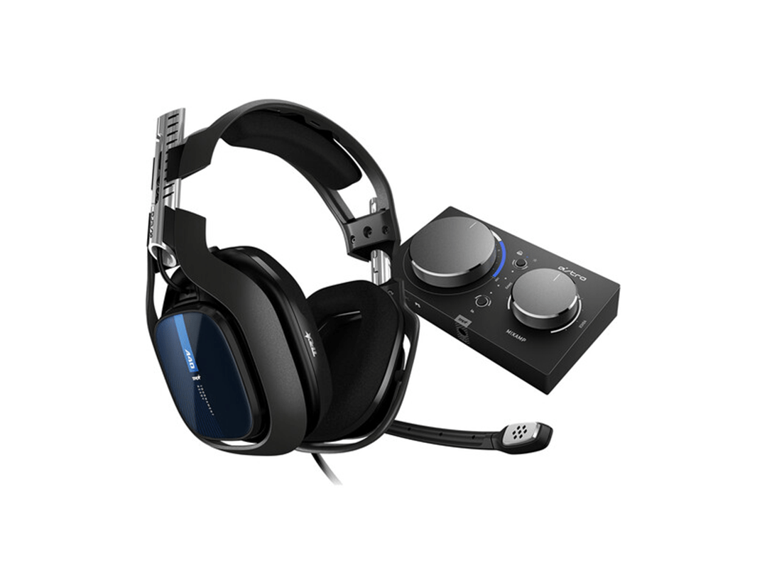 Logitech ASTRO Gaming A40 TR Gaming Headset with MixAmp TR Pro for PS4, Windows, Mac - Black in Qatar