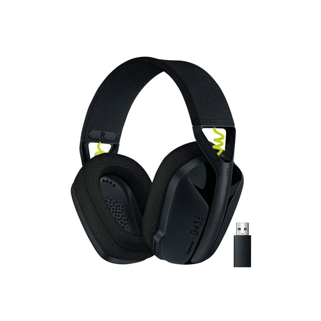 Logitech G435 Wireless Gaming Headset - Black / Yellow in Qatar