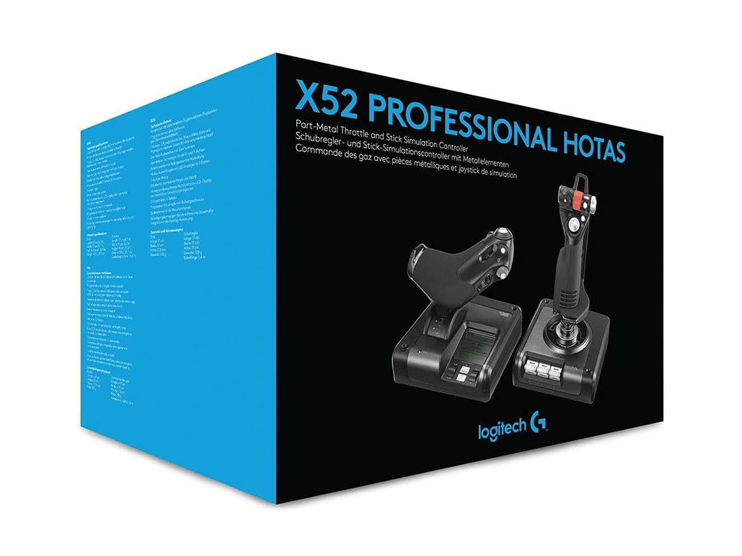 Logitech G X52 H.O.T.A.S Throttle and Stick Simulation Controller in Qatar