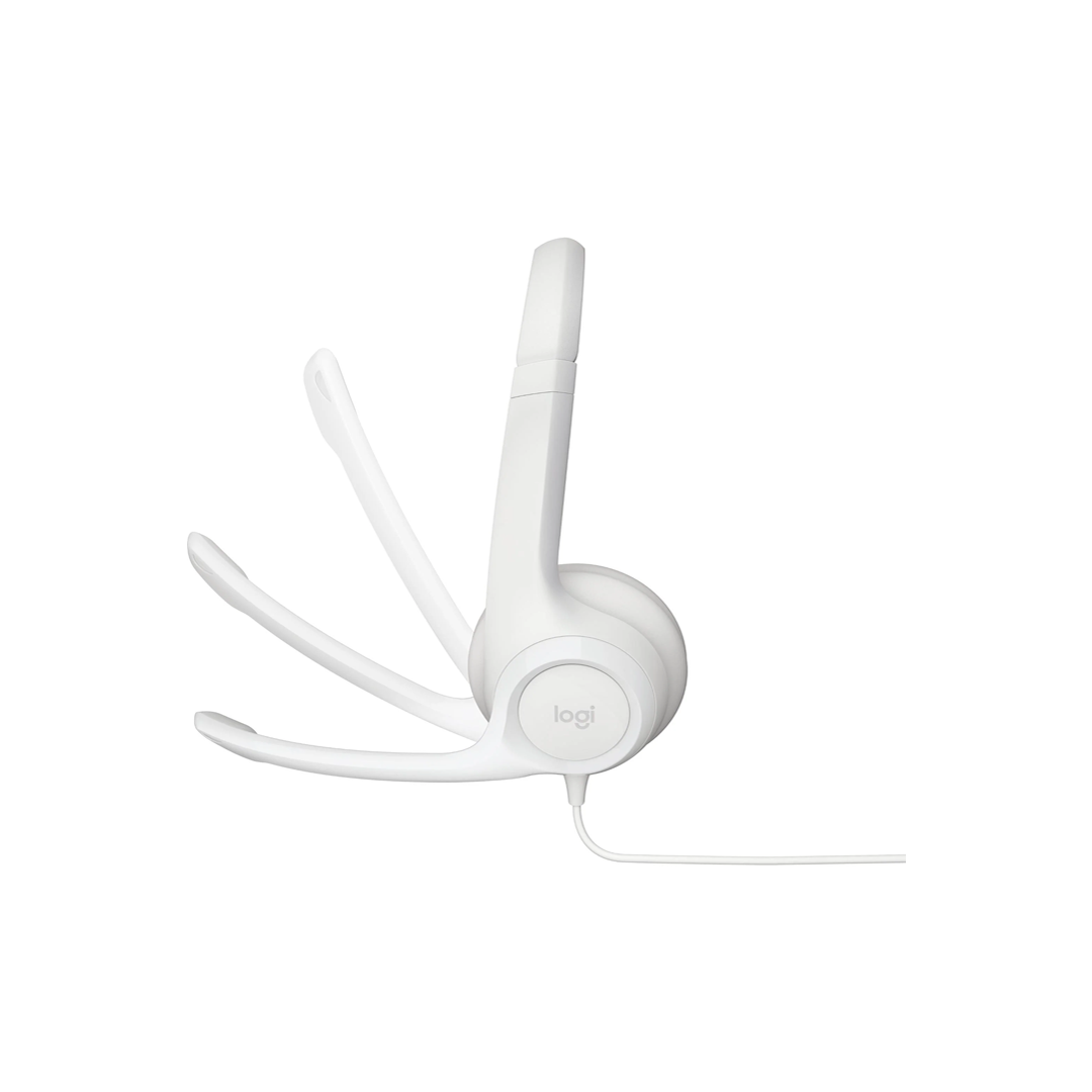 Logitech H390 Corded Headset - Off White in Qatar