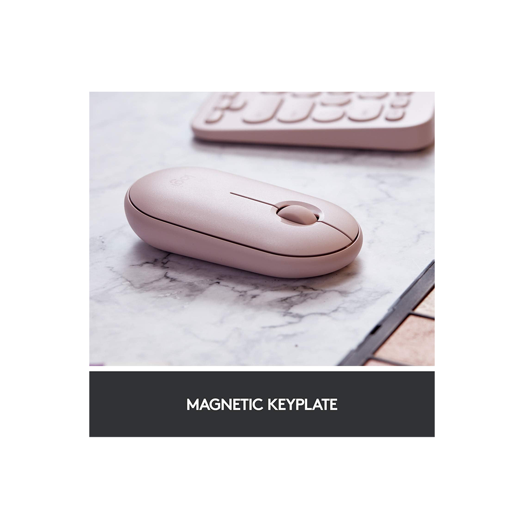Logitech Pebble Wireless Mouse M350 - Rose in Qatar