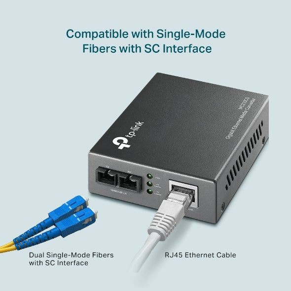 TP Link MC210CS V5.2 Gigabit Single-Mode Media Converter