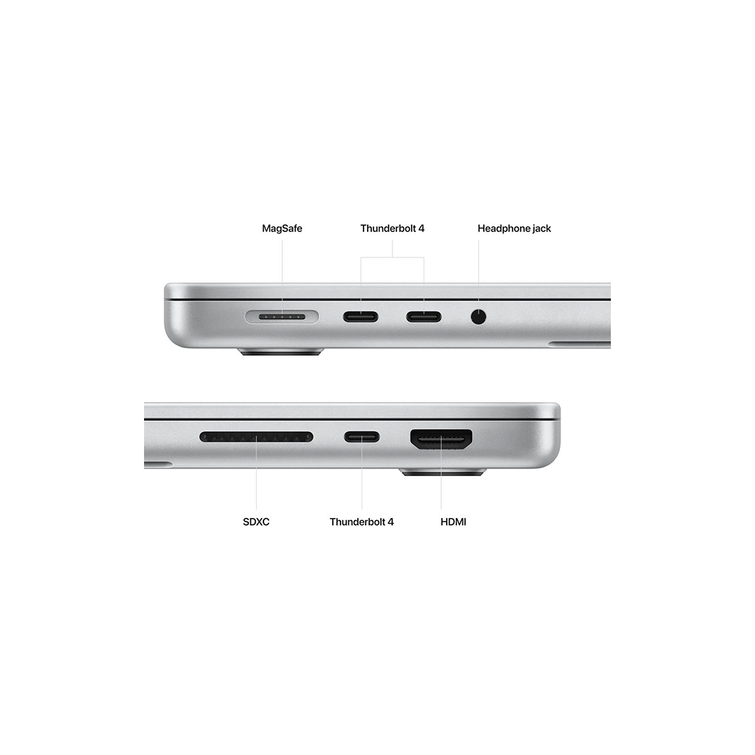 Apple MacBook Pro 14-inch (2023) – Apple M2 Max Chip / 32GB RAM / 1TB SSD / 30-Core GPU / macOS Ventura / English & Arabic Keyboard / Silver