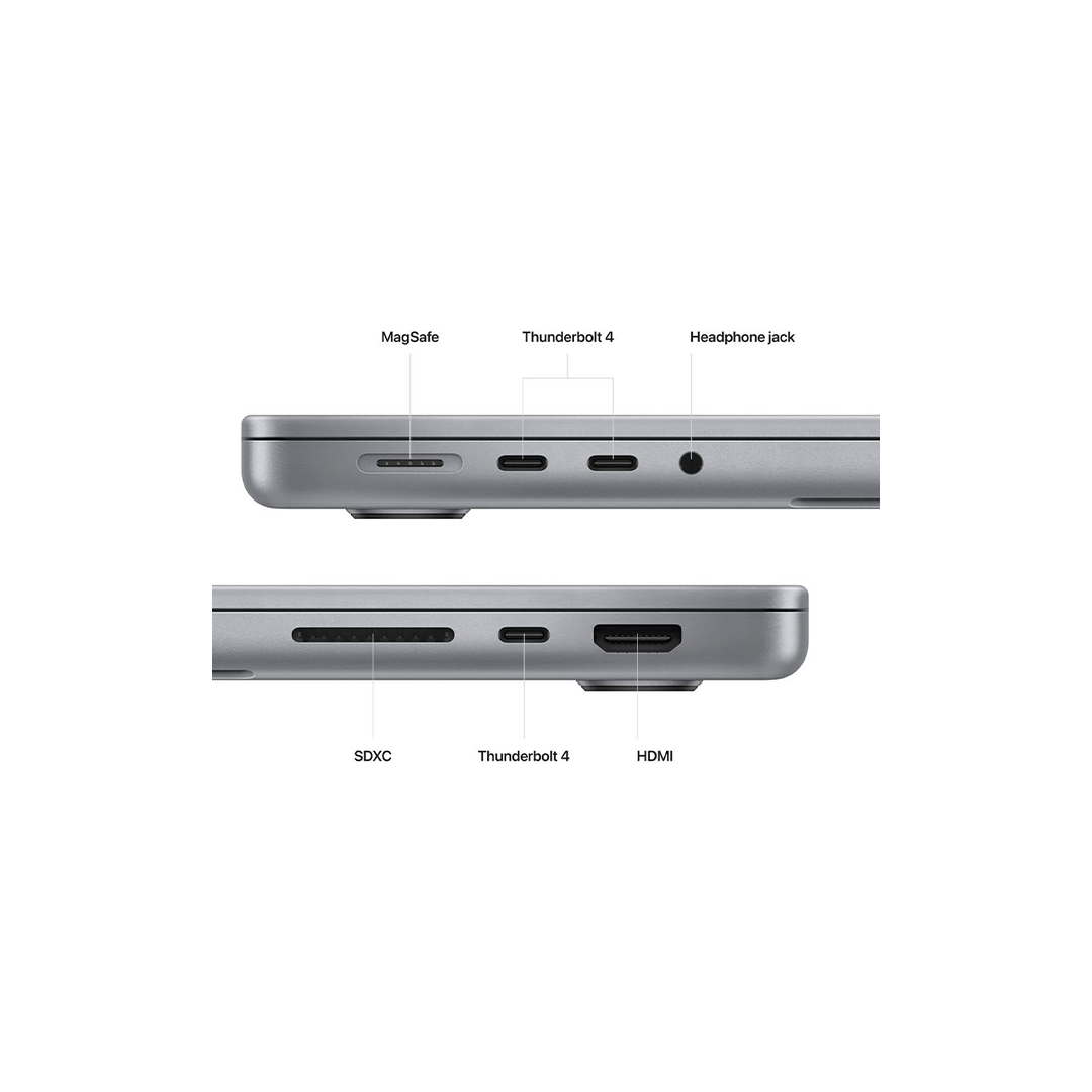 Apple MacBook Pro 14-inch (2023) – Apple M2 Pro Chip / 16GB RAM / 512GB SSD / 16-Core GPU / macOS Ventura / English Keyboard / Space Grey