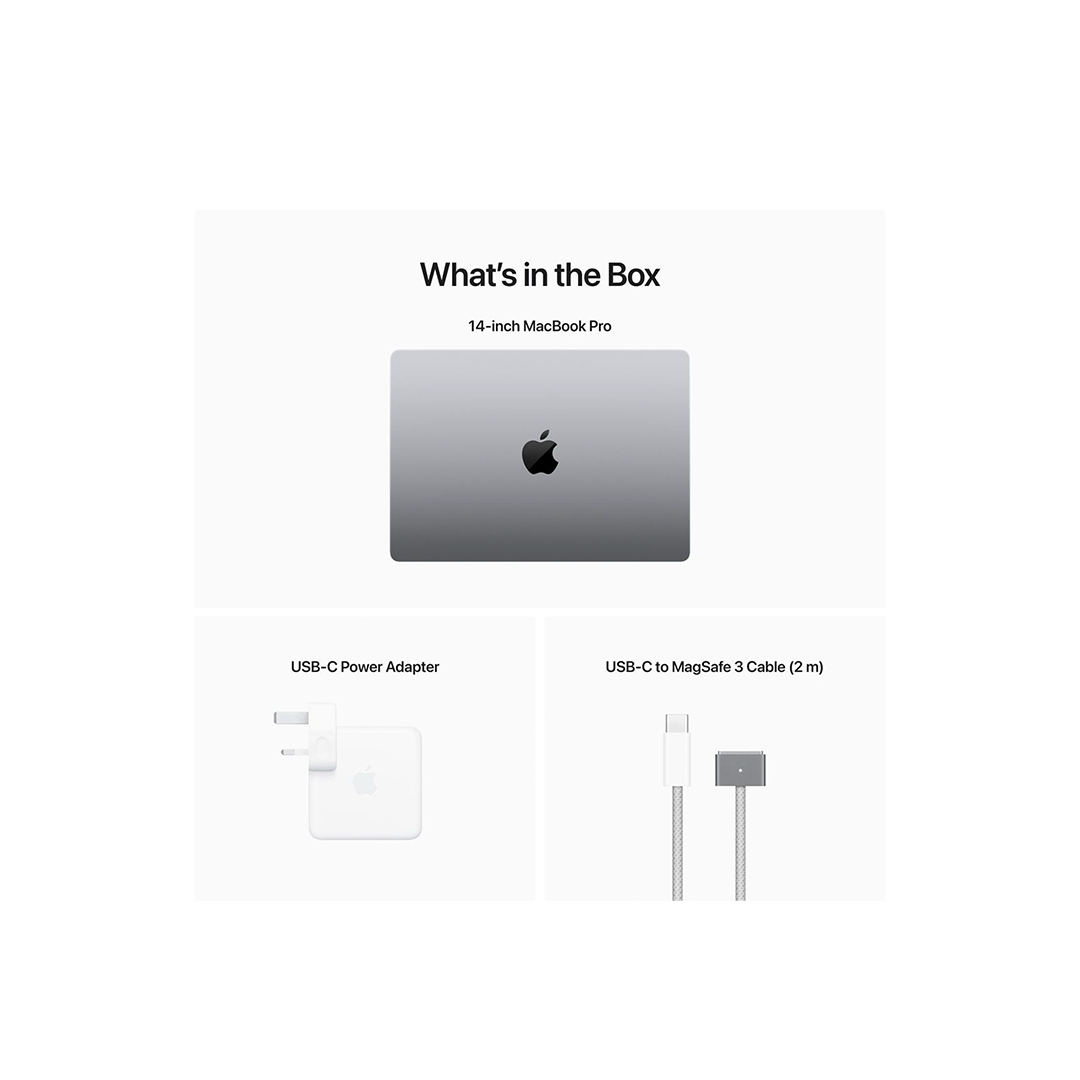 Apple MacBook Pro 14-inch (2023) – Apple M2 Pro Chip / 16GB RAM / 512GB SSD / 16-Core GPU / macOS Ventura / English Keyboard / Space Grey
