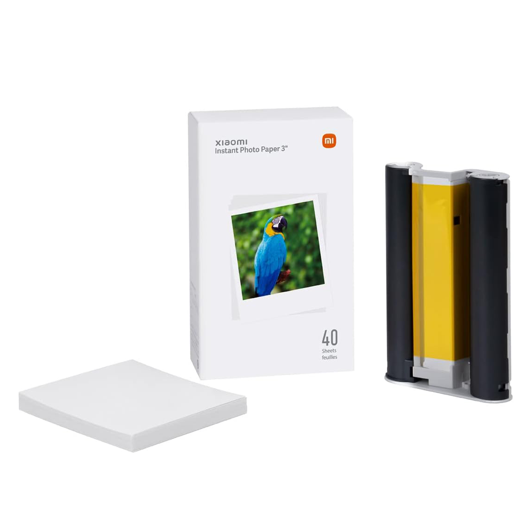 Xiaomi Instant Photo Paper 3inch 40 sheets - for Desktop Photo Printer Xiaomi Instant Photo Printer 1S Set