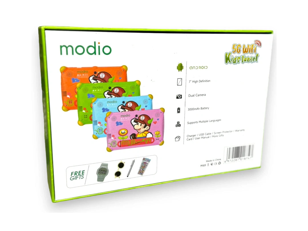 Modio Tablet M61 7 Inch 4GB RAM 128GB Storage - Green in Qatar