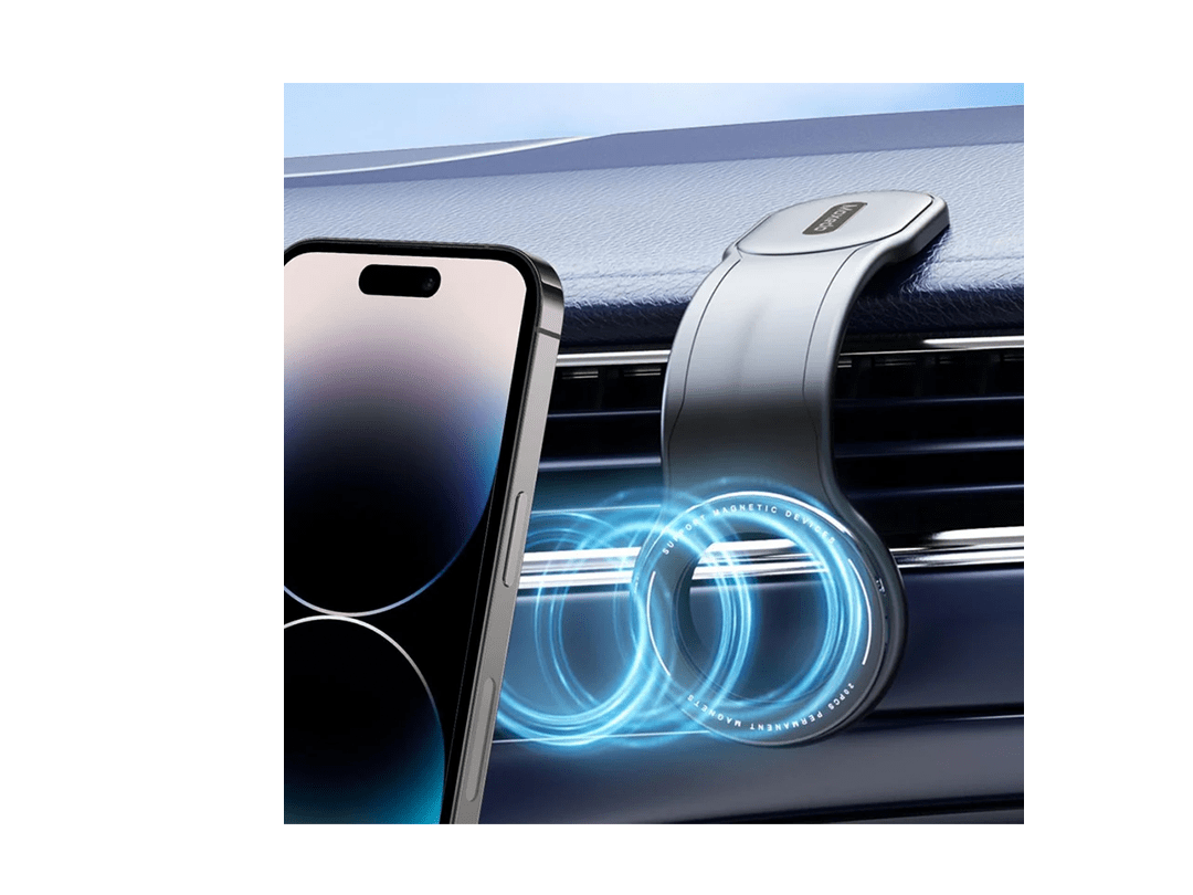 Moxedo Magnetic Car Mount Phone Holder - Black in Qatar