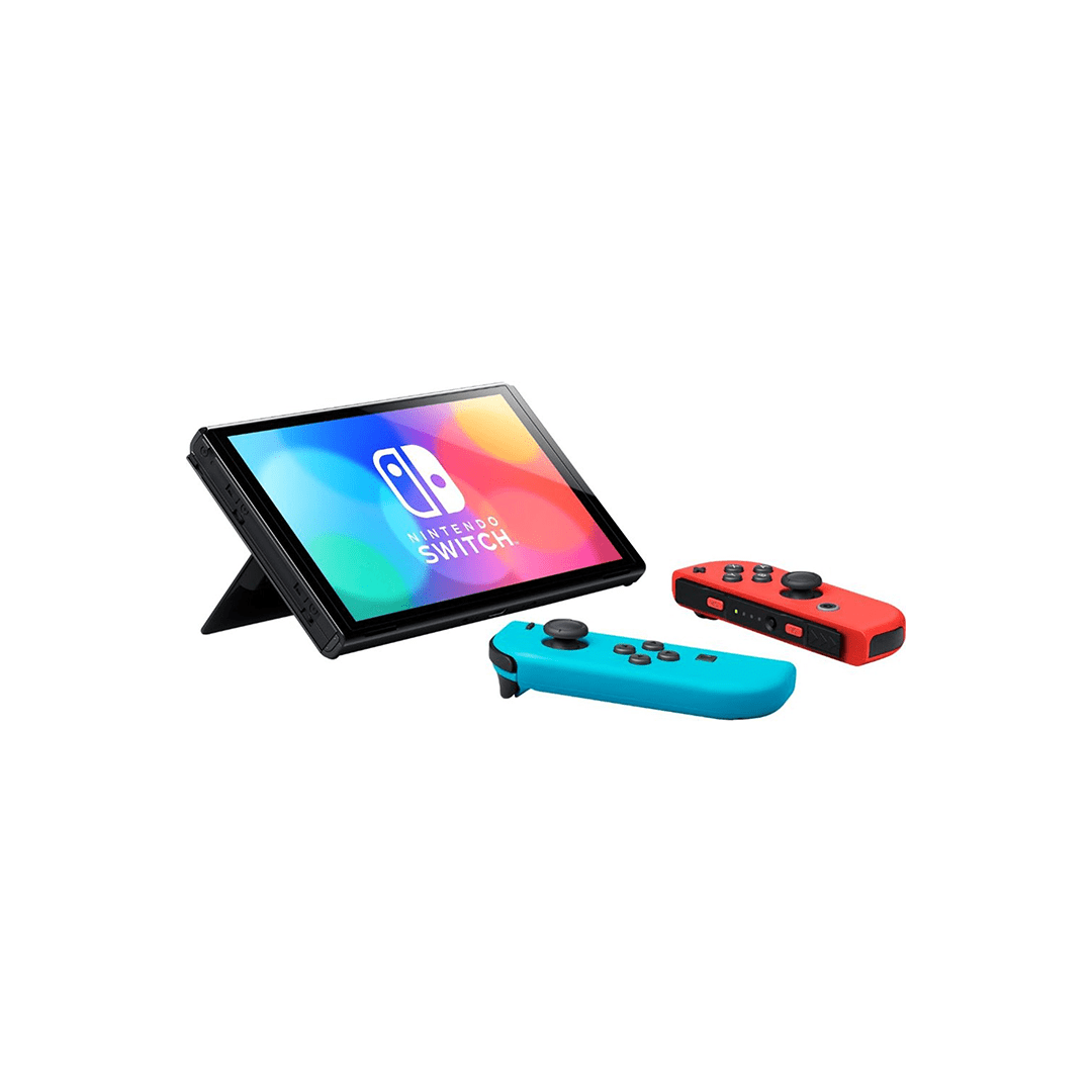 Nintendo Switch OLED Console 64GB Neon Blue/Red in Qatar