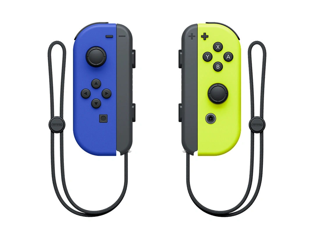 Nintendo Switch Joy-Con Blue (L) & Neon Yellow (R) Controller Set in Qatar