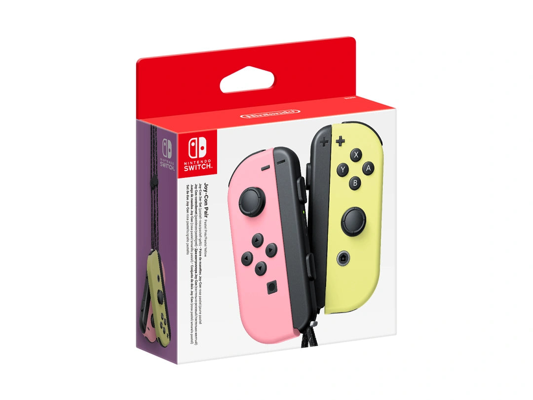 Nintendo Switch Joy-Con Pastel Pink (L) & Pastel Yellow (R) Controller Set in Qatar