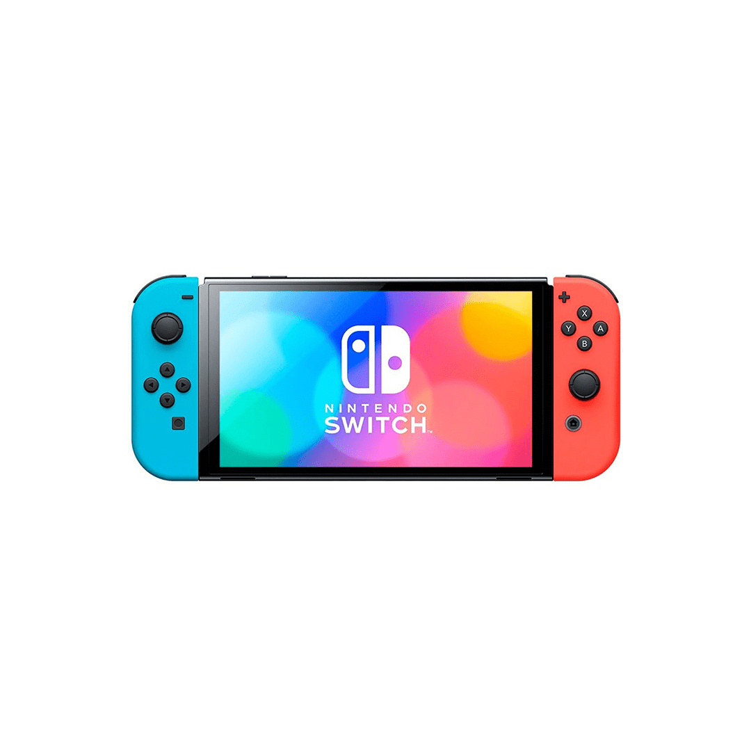 Nintendo Switch OLED Console 64GB Neon Blue/Red in Qatar