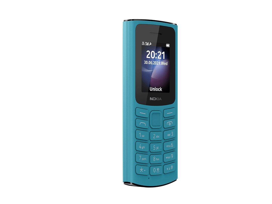 Nokia 105 4G DS Feature Phone - Blue in Qatar