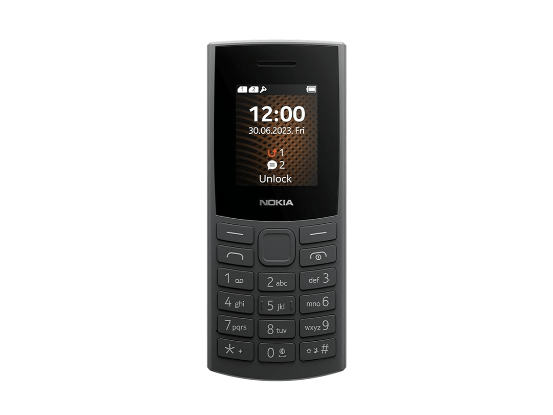 Nokia 105 4G DS Feature Phone - Charcoal in Qatar