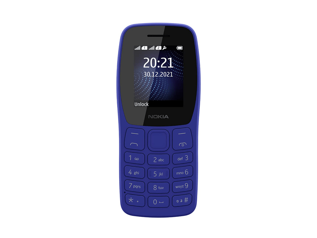 Nokia 105 DS Feature Phone - Blue in Qatar