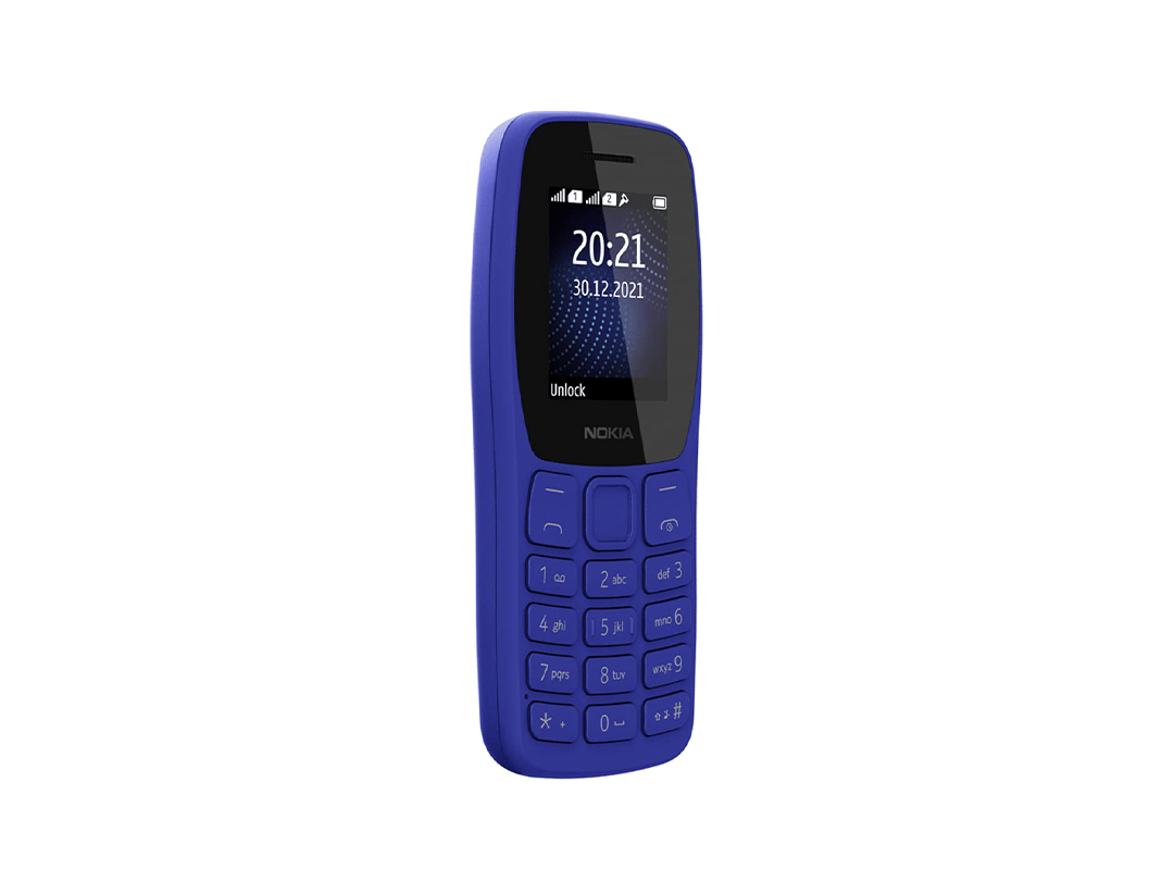 Nokia 105 DS Feature Phone - Blue in Qatar