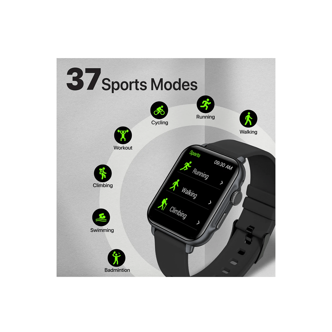 Promate ProWatch-B18 SuperFit™ Smartwatch With Handsfree Support - Graphite in Qatar