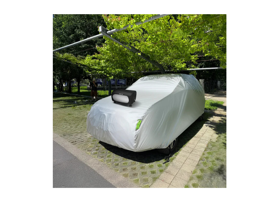 Buy Green Lion Auto Car Cover – Remote Control | in Qatar