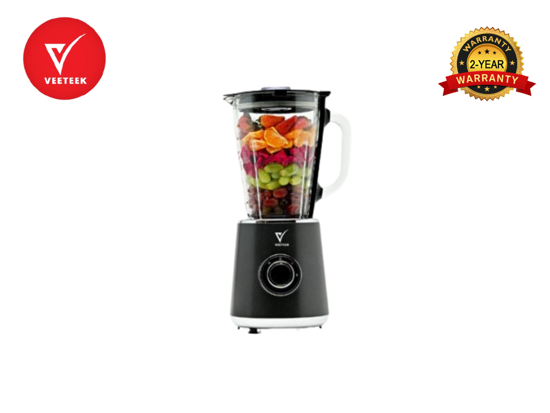 Veetec VEETEEK Stand Blender 1.5L, 500W, Glass Jar - Qatar – DigitalZone ...