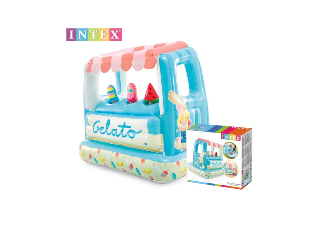 Buy Intex Ice Cream Stand Play House – Kiddie Pool & Fun | in Qatar