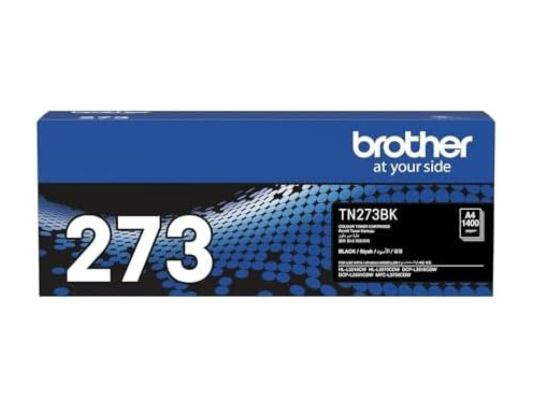 خرطوشة حبر طابعة Brother TN273BK الأصلية ذات الإنتاجية القياسية باللون الأسود