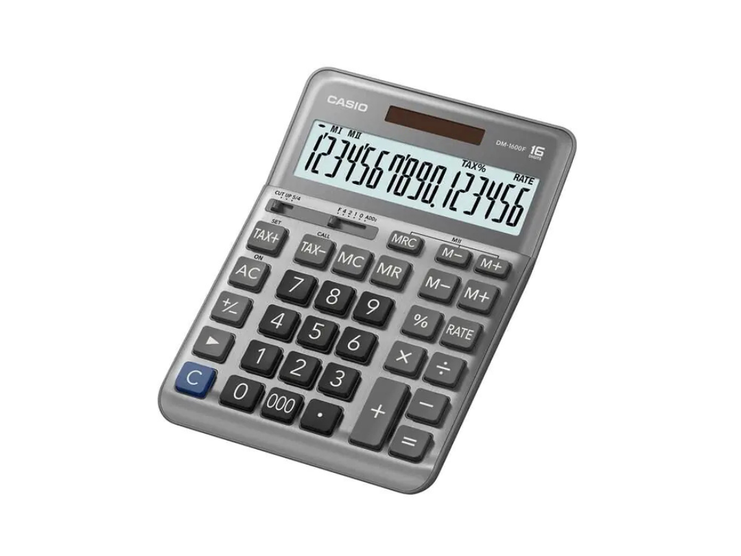 Buy Casio DM-1600F-W-DP Calculator in Qatar