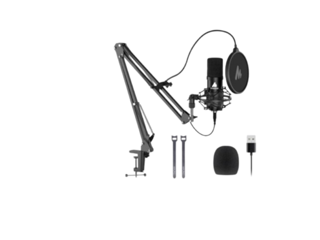 Maonocaster Professional Podcaster USB Microphone | 120dB | 30Hz-16kHz | AU-A04 - BLACK