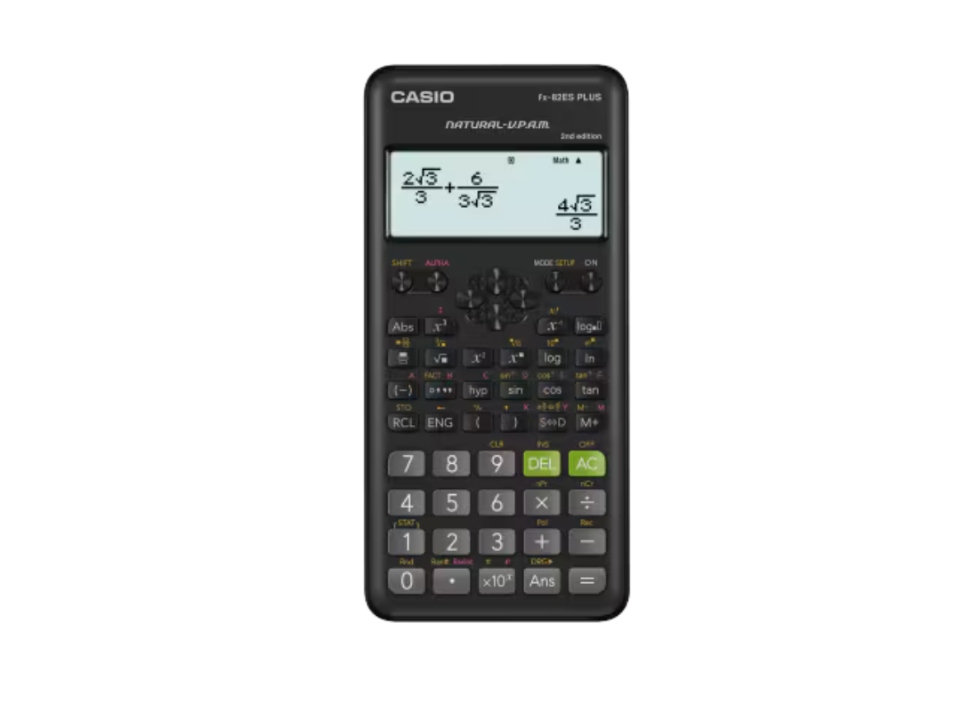 Buy Casio fx-82ES PLUS- Scientific Calculator, 10+2 Digit in Qatar