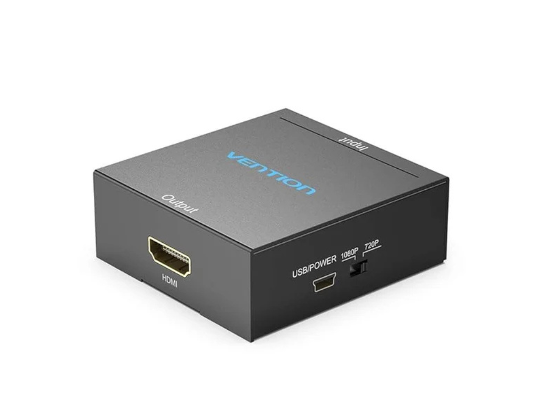 Buy Vention RCA to HDMI Converter - Black Metal AEFB0 in Qatar