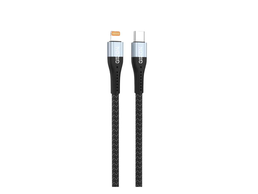 كابل جيدون للشحن ونقل البيانات من النوع USB C إلى Lightning - GD737 كابل جيدون للشحن ونقل البيانات من النوع USB C إلى Lightning - GD737