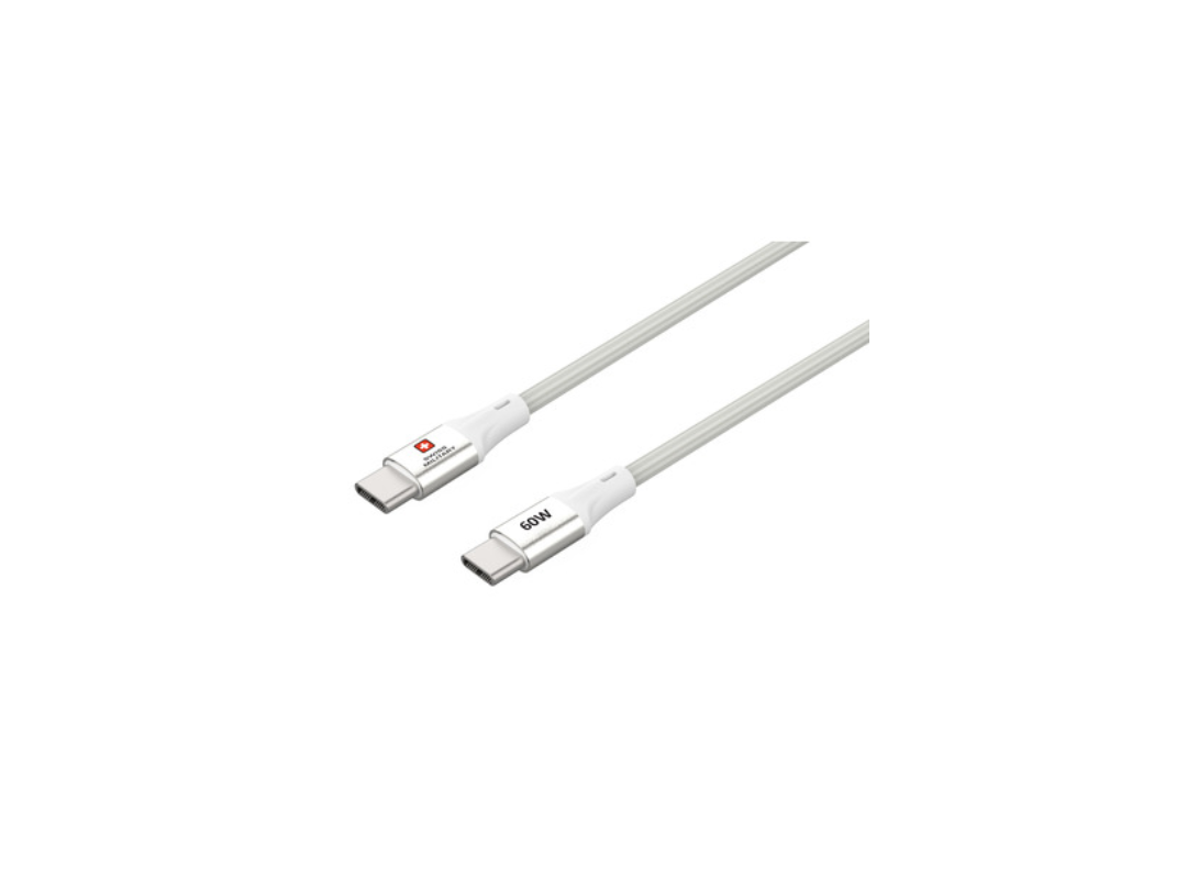 Swiss Military 60W USB-C to USB-C 1.2M Braided Cable | Qatar
