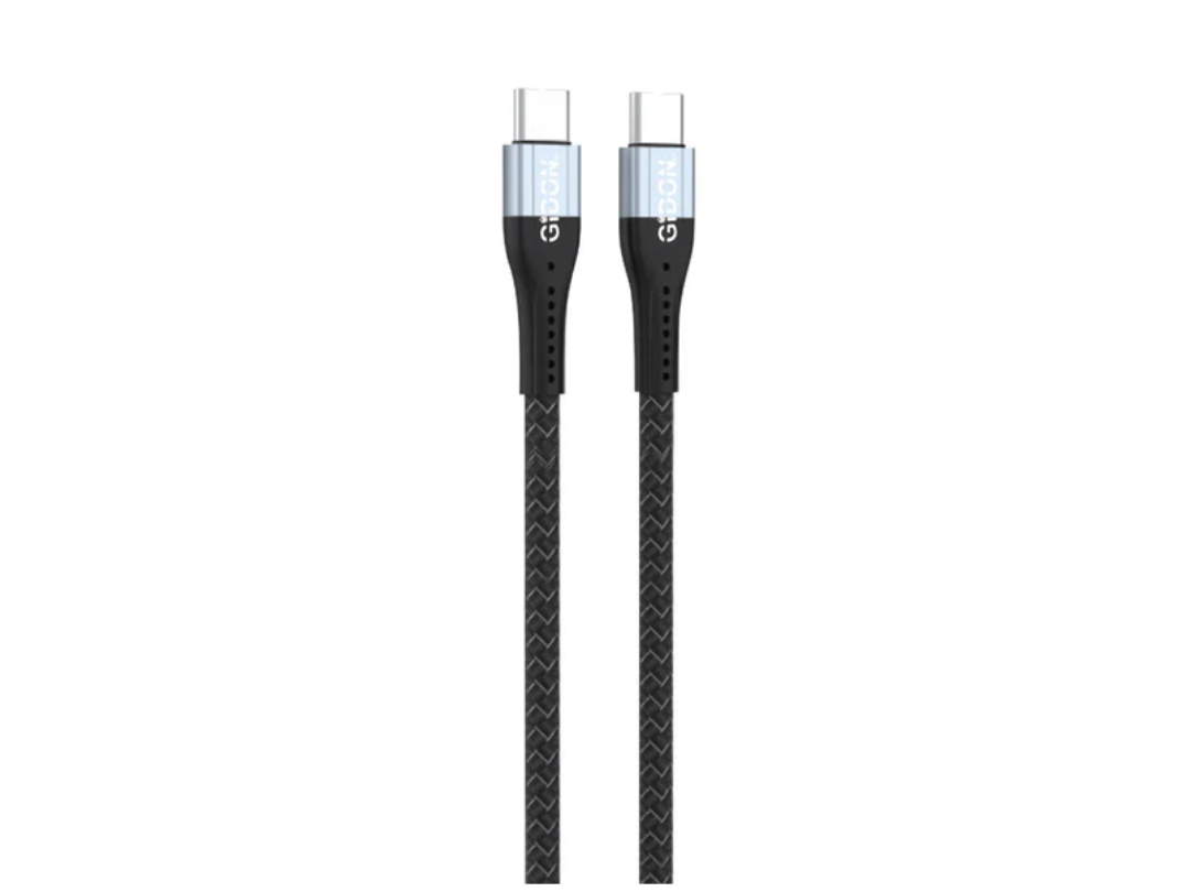 كابل جيدون USB من النوع C إلى النوع C للشحن ونقل البيانات - GD738 كابل جيدون USB من النوع C إلى النوع C للشحن ونقل البيانات - GD738
