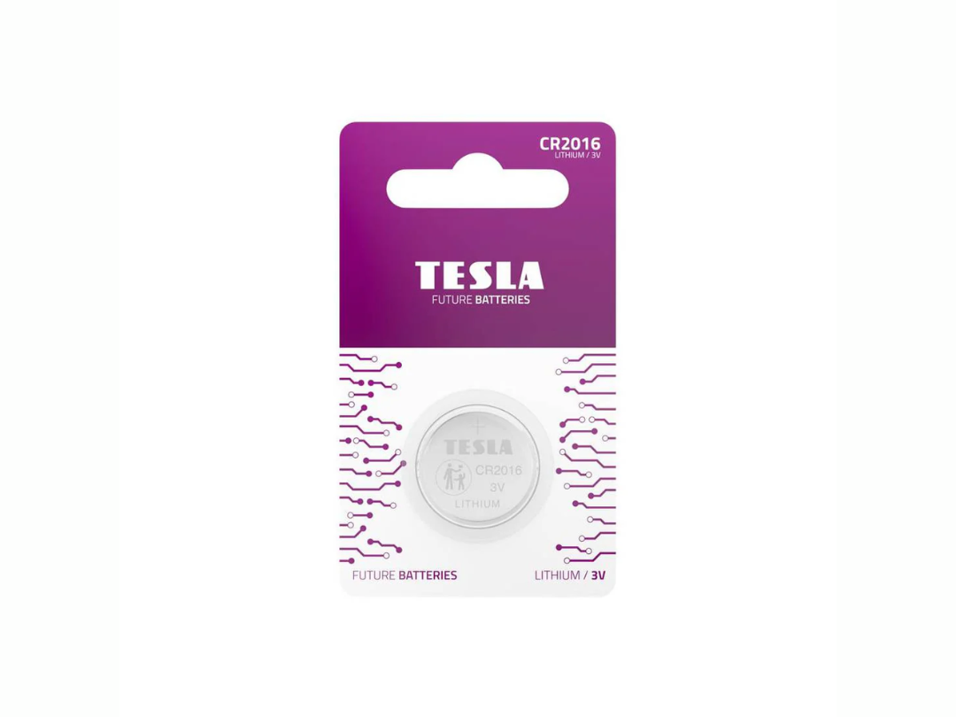 Tesla Battery CR2016 3v Lithium - 1 Piece Tesla Battery CR2016 3v Lithium - 1 Piece