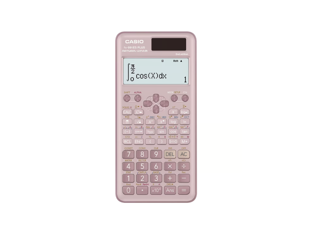 Buy Casio FX-991ES PLUS-2-PK Pink Scientific Calculator in Qatar