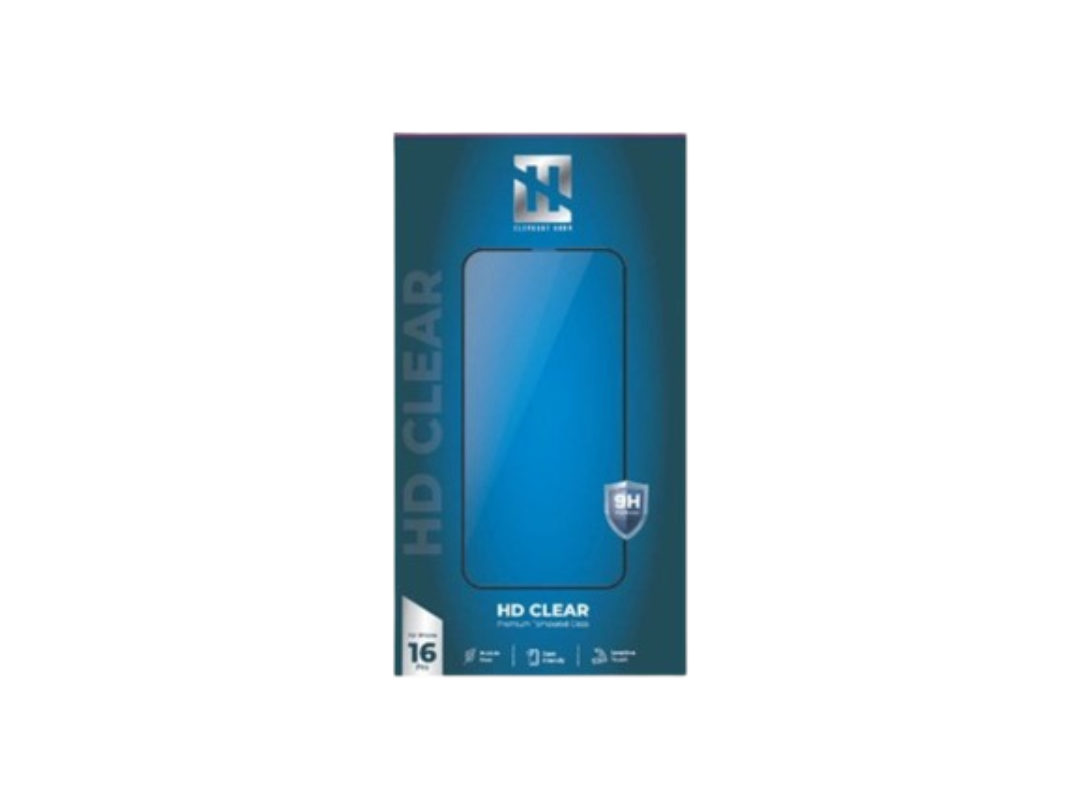 Buy Elephant Horn HD Clear Tempered Glass for iPhone 16 Pro in Qatar