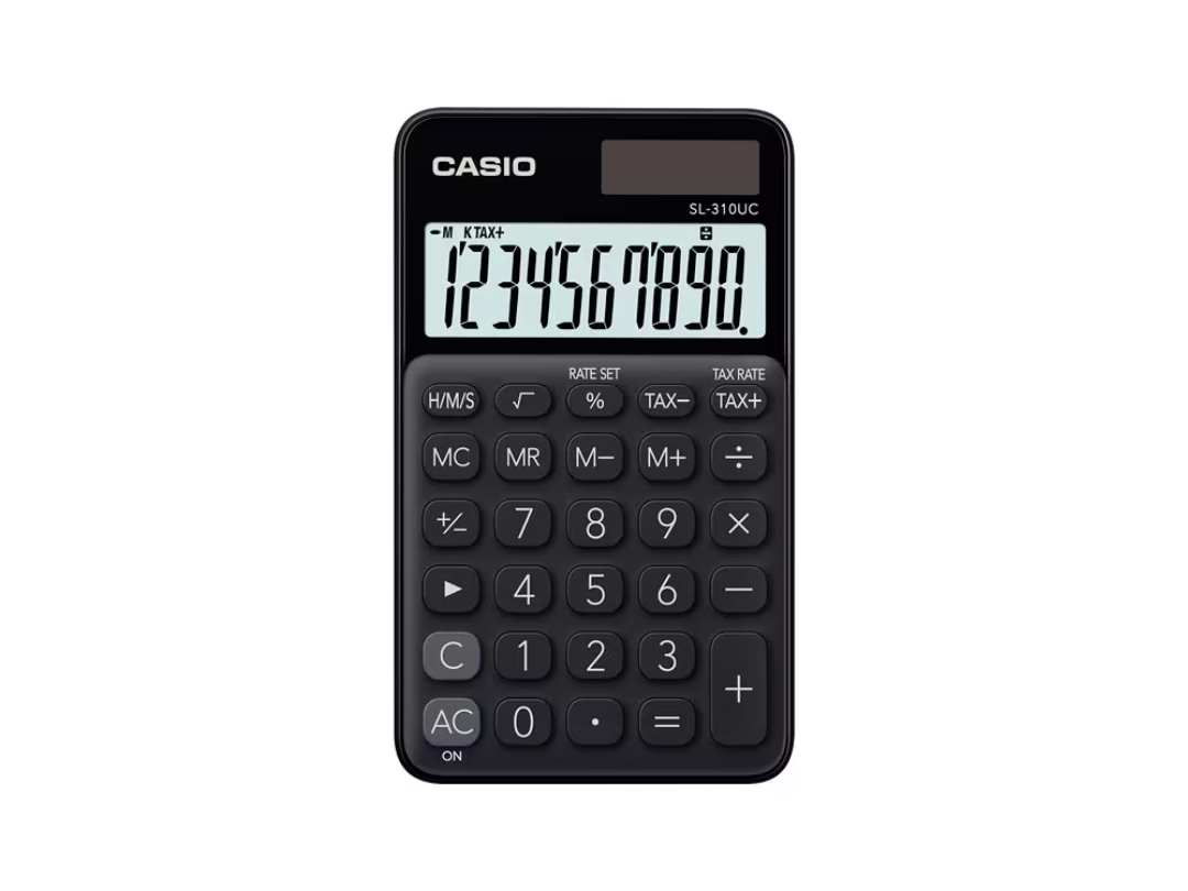 Buy Casio SL-310UC-BK-N-DC Digital Calculator in Qatar