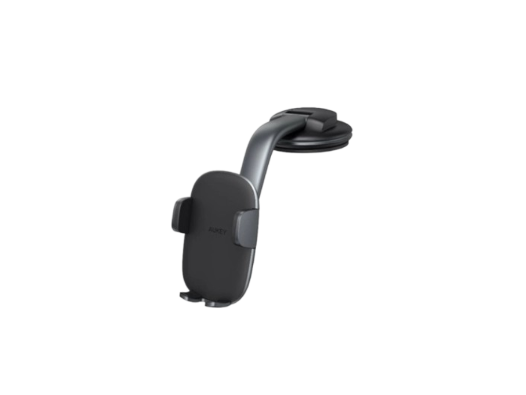 Buy Aukey Car Phone Holder Windshield Dashboard Mount HDC50BK – Black in Qatar