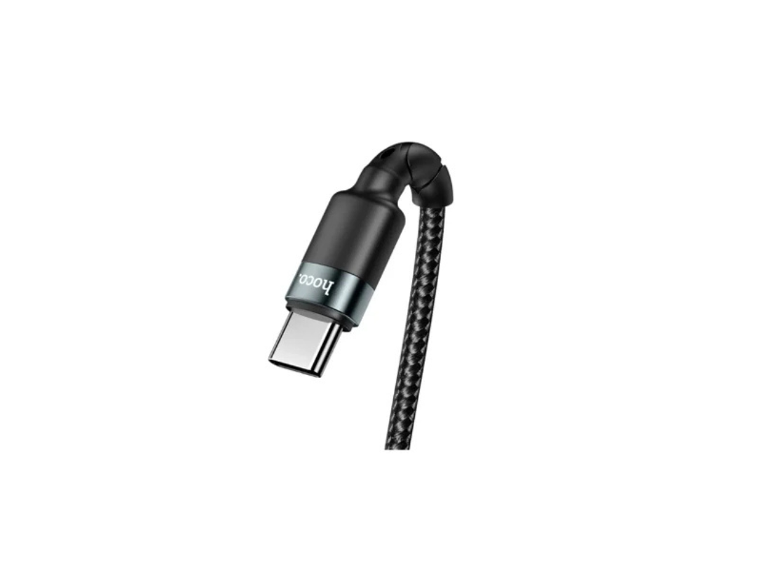 كابل شحن Hoco DU46 60 وات من النوع C إلى النوع C بطول 1 متر
