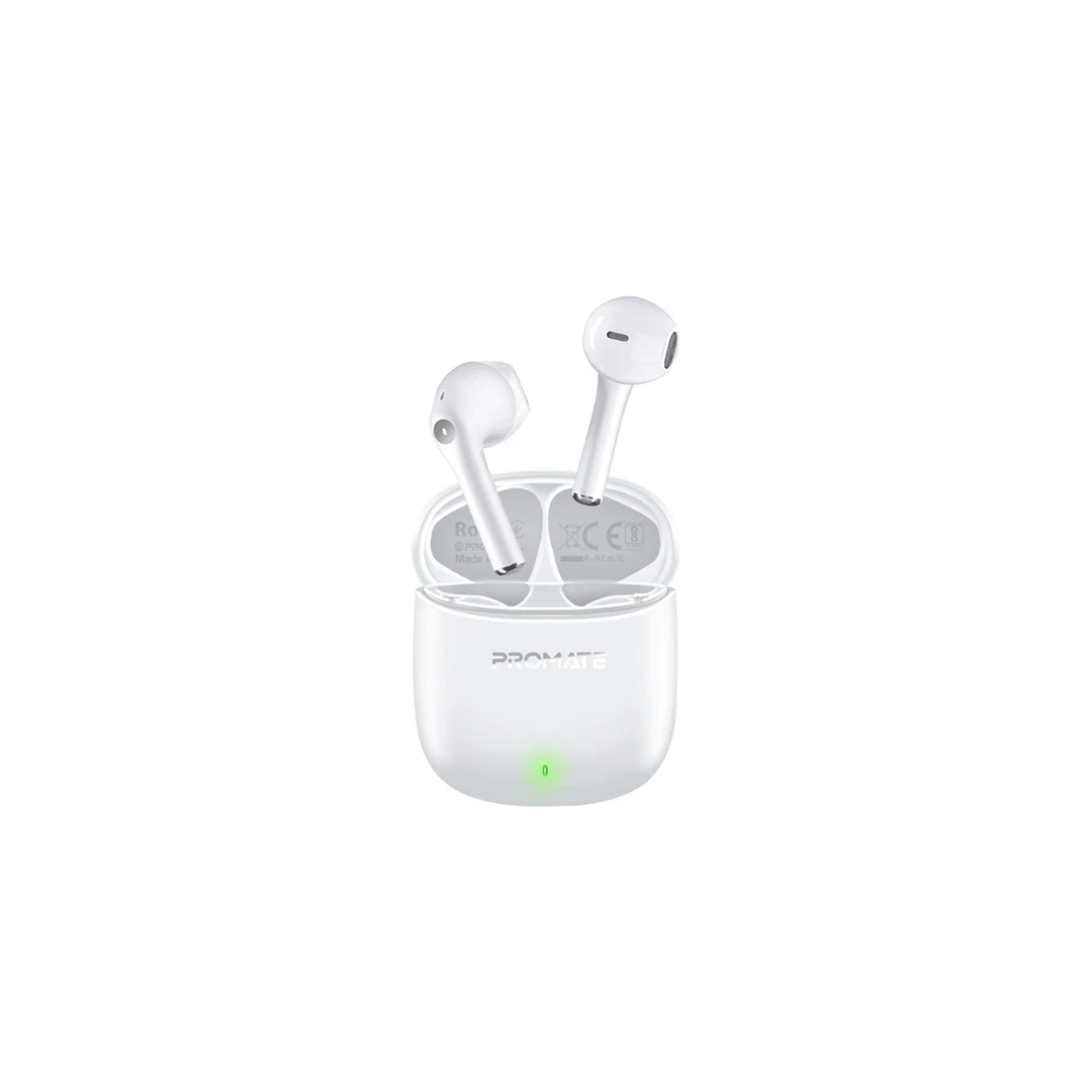 Promate Lima High Definition ENC TWS Wireless Earbuds with IntelliTouch - White in Qatar