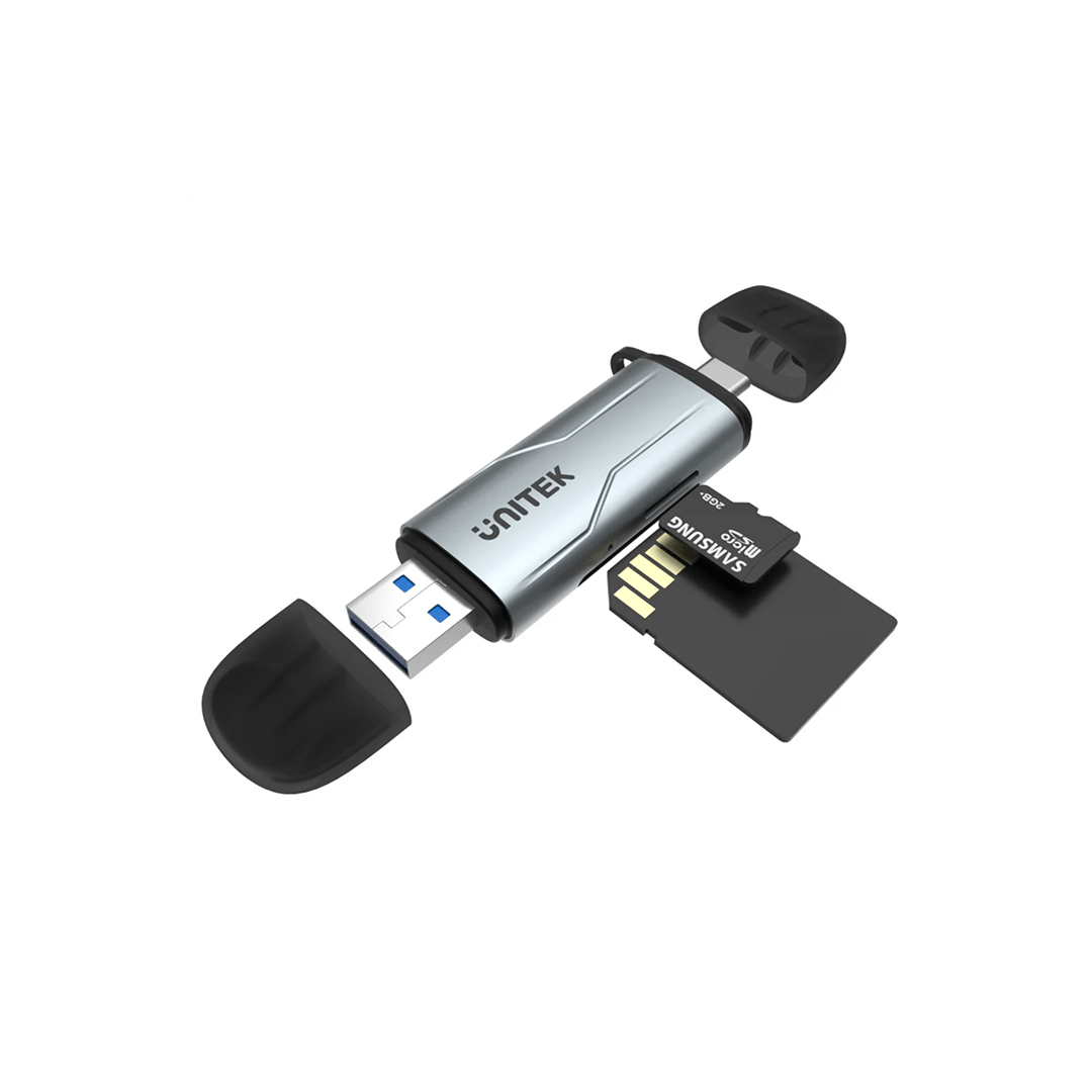Unitek USB 3.0 & Type C 2-in-1 SD 3.0 Card Reader in Qatar