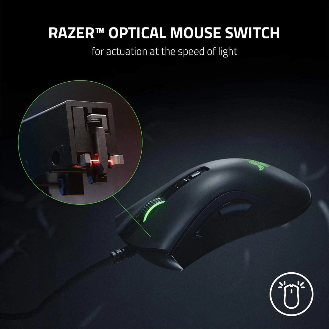 Razer DeathAdder V2 Wired Gaming Mouse - 20K DPI Optical Sensor in Qatar