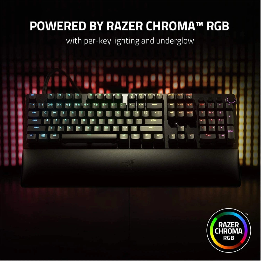 Razer Huntsman V2 Optical Gaming Keyboard - Purple Switch in Qatar