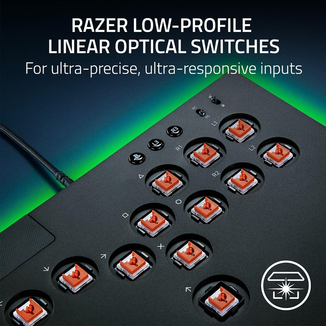 Razer Kitsune - All-Button Optical Arcade Controller for PS5 and PC in Qatar