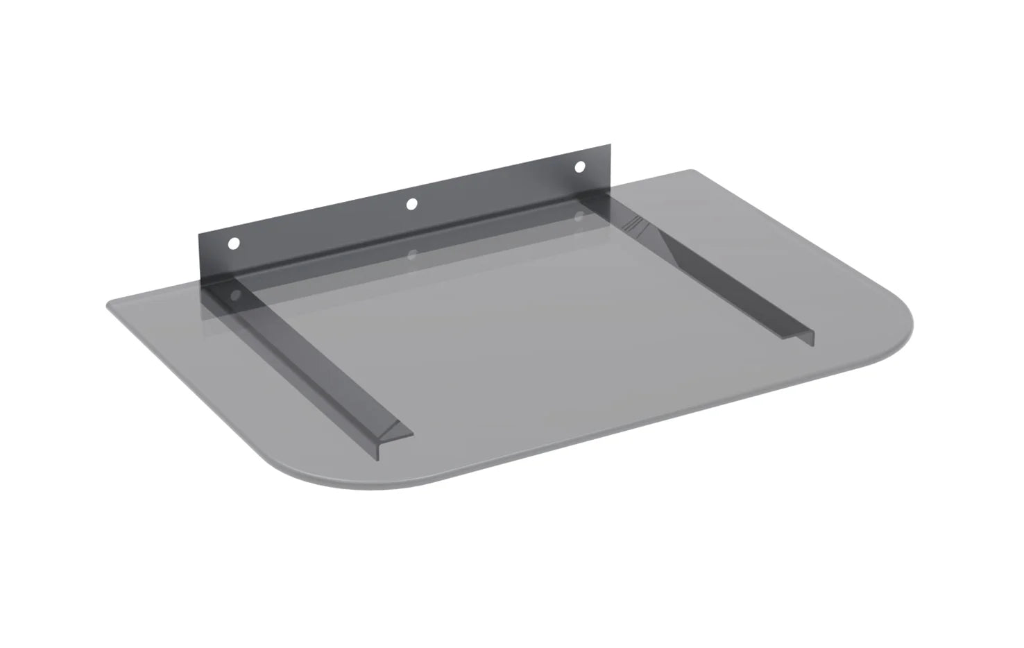 Skill Tech SH 03D - Economy Steel & Tempered Glass Wall Mount